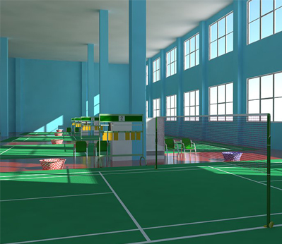 室內(nèi)羽毛球003