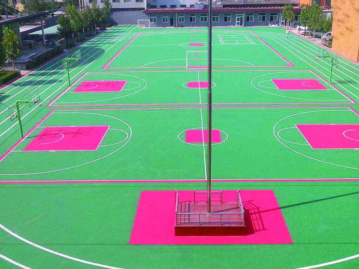 懸浮式運動地板-籃球場地